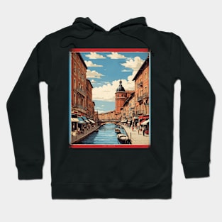 Toulouse France Tourism Vintage Poster 3 Hoodie